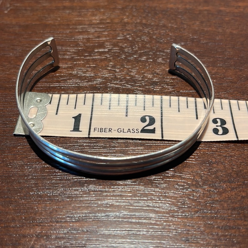 Bulk 3 sterling silver cuff bracelet - Picture 6 of 8